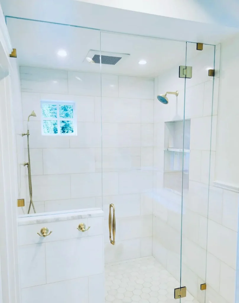 frameless shower doors leak